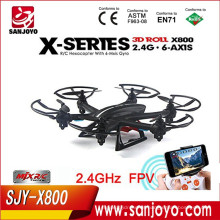 MJX X800 G-Sensor Wifi FPV Video en tiempo real 2.4G helicóptero eléctrico quadcopter AR.drone rc heliCopter giroscopio de 6 ejes